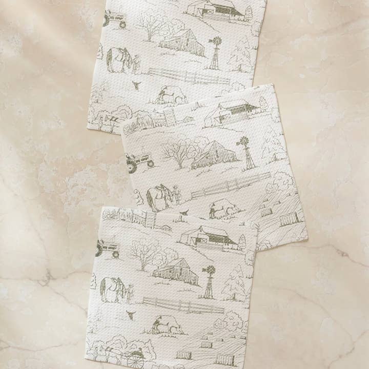 Farmyard Dishcloth Set
