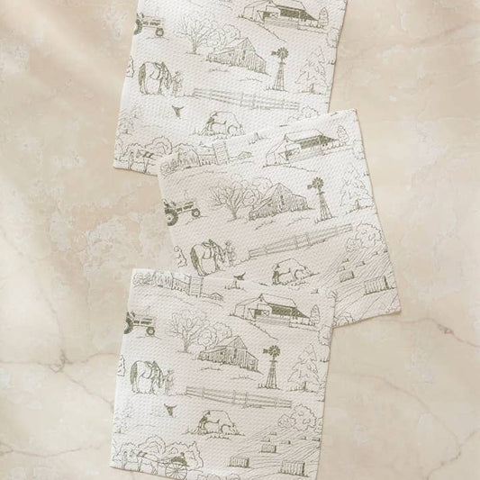 Farmyard Dishcloth Set