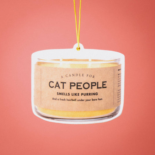 Whiskey River Soap Co. - Cat People Air Freshener | Funny Car Air Freshener