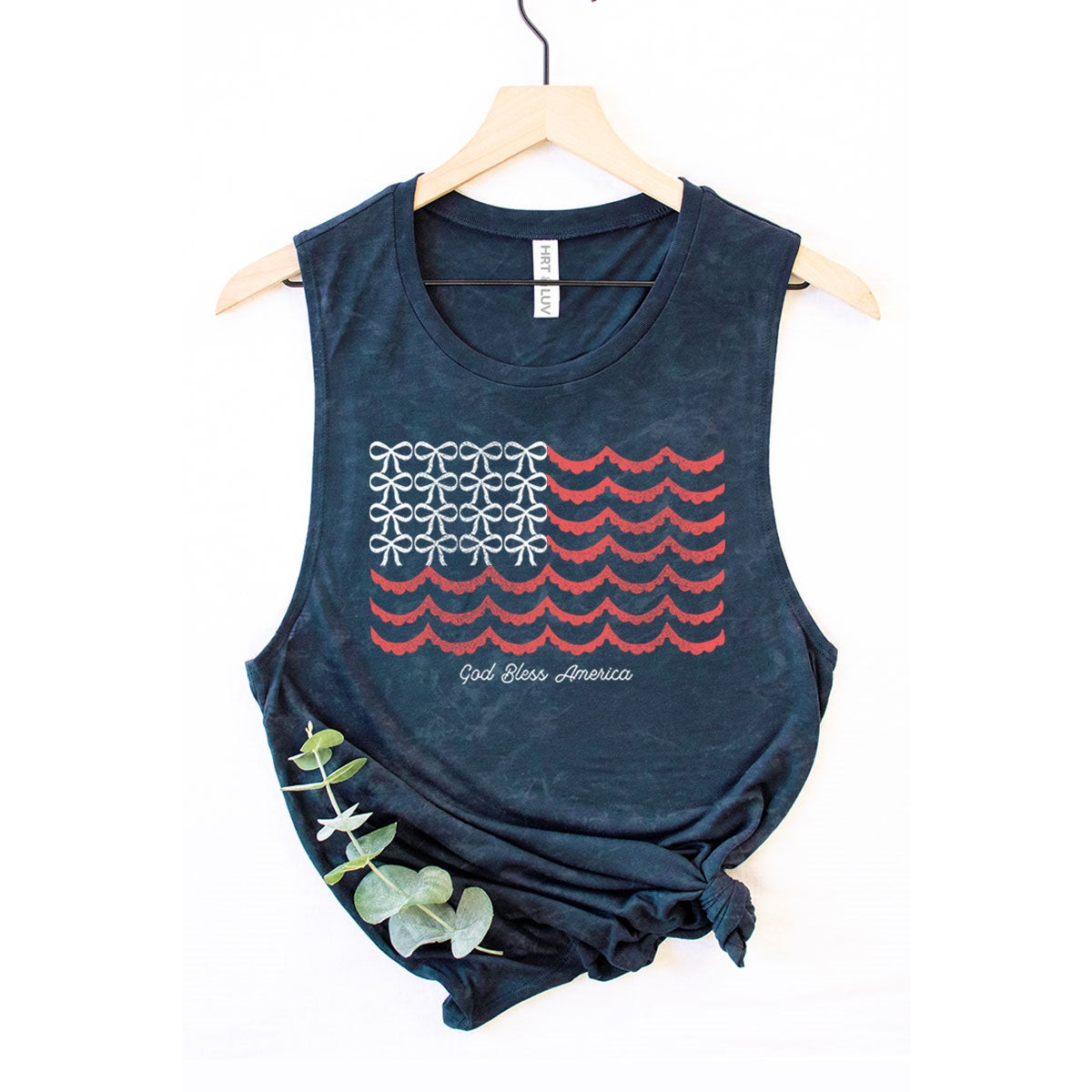 God Bless America Mineral Graphic Tank Top