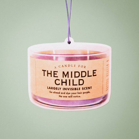 Whiskey River Soap Co. - Middle Child Air Freshener | Funny Car Air Freshener