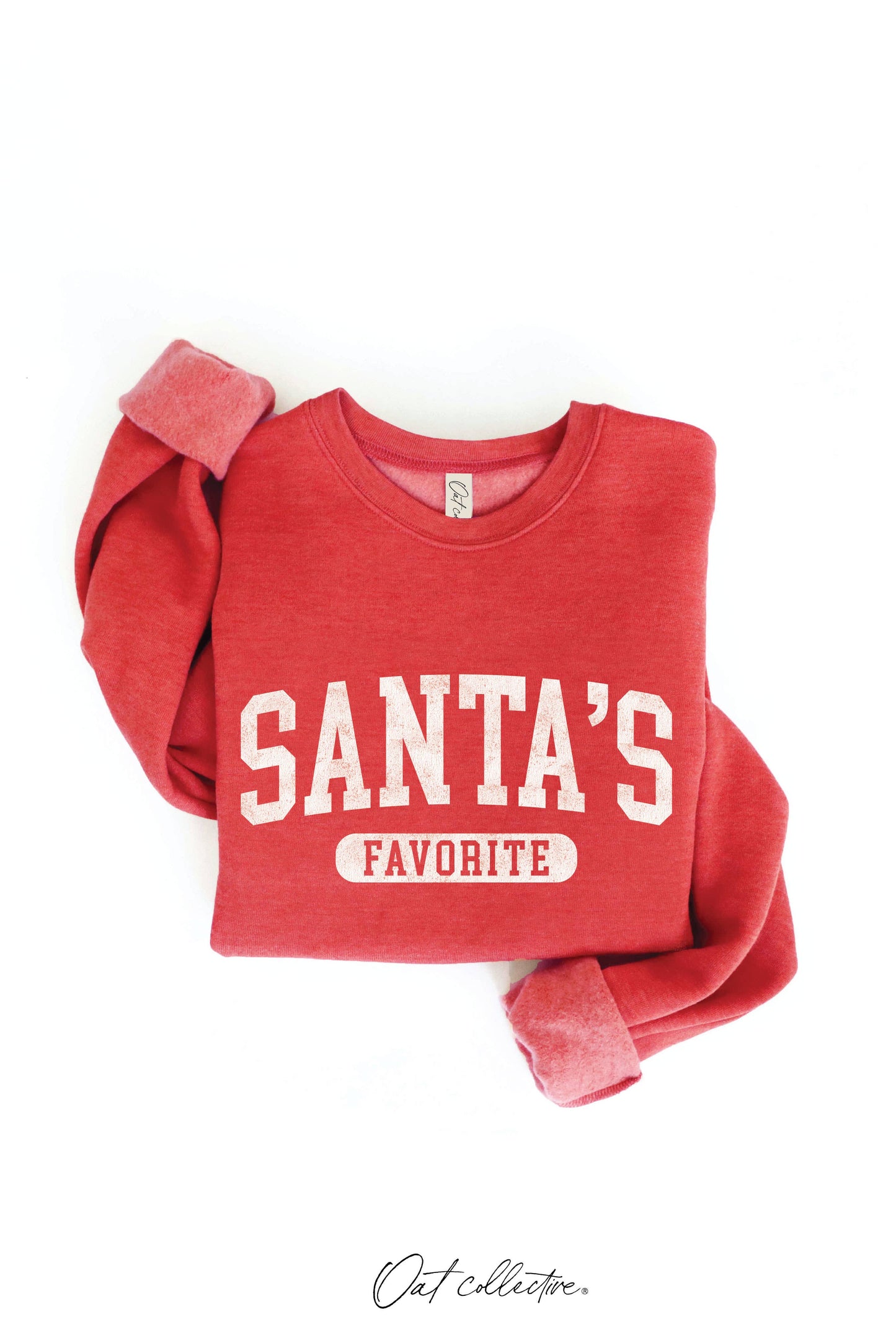SANTA'S FAVORITE Graphic Sweatshirt