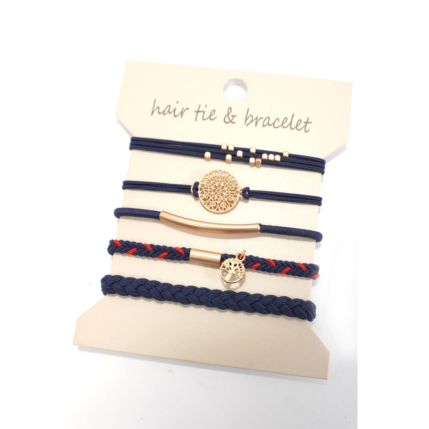 Boho Dual Function Knot Bracelet Hair Ties