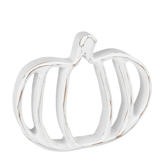 LRG. HOLLOW WHITE PUMPKIN
