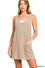 Adjustable strap overall dress