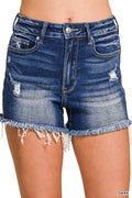 Dark Denim Shorts