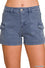 Utility pocket denim shorts