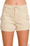 Utility pocket denim shorts