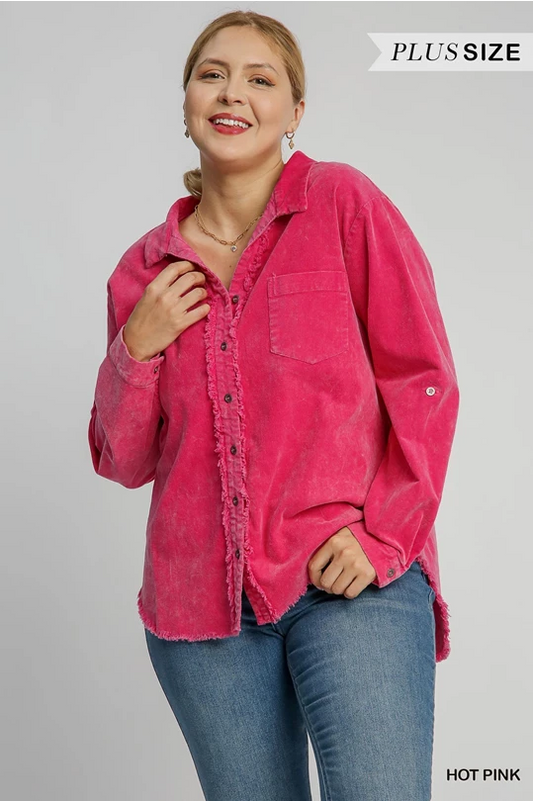 Plus Size Button Down