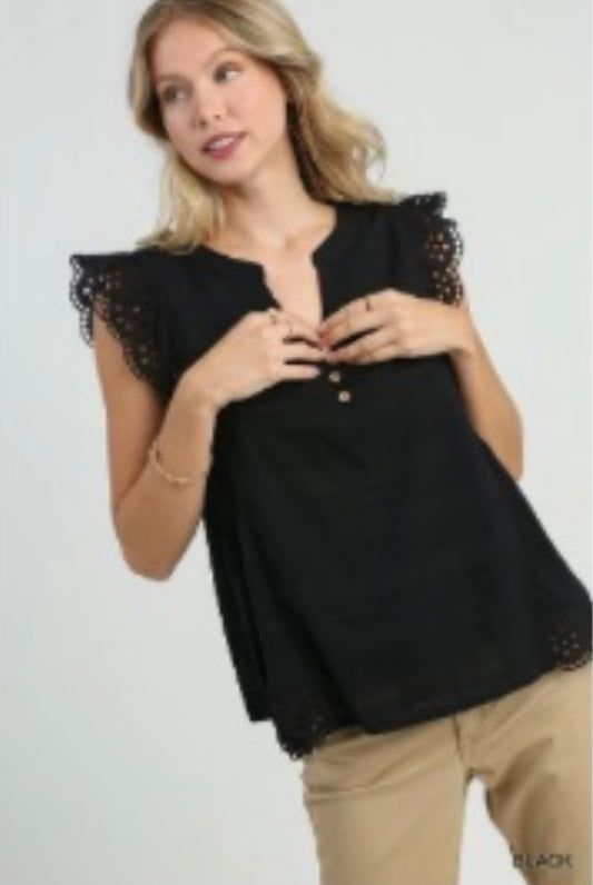 Black Sleeveless Top