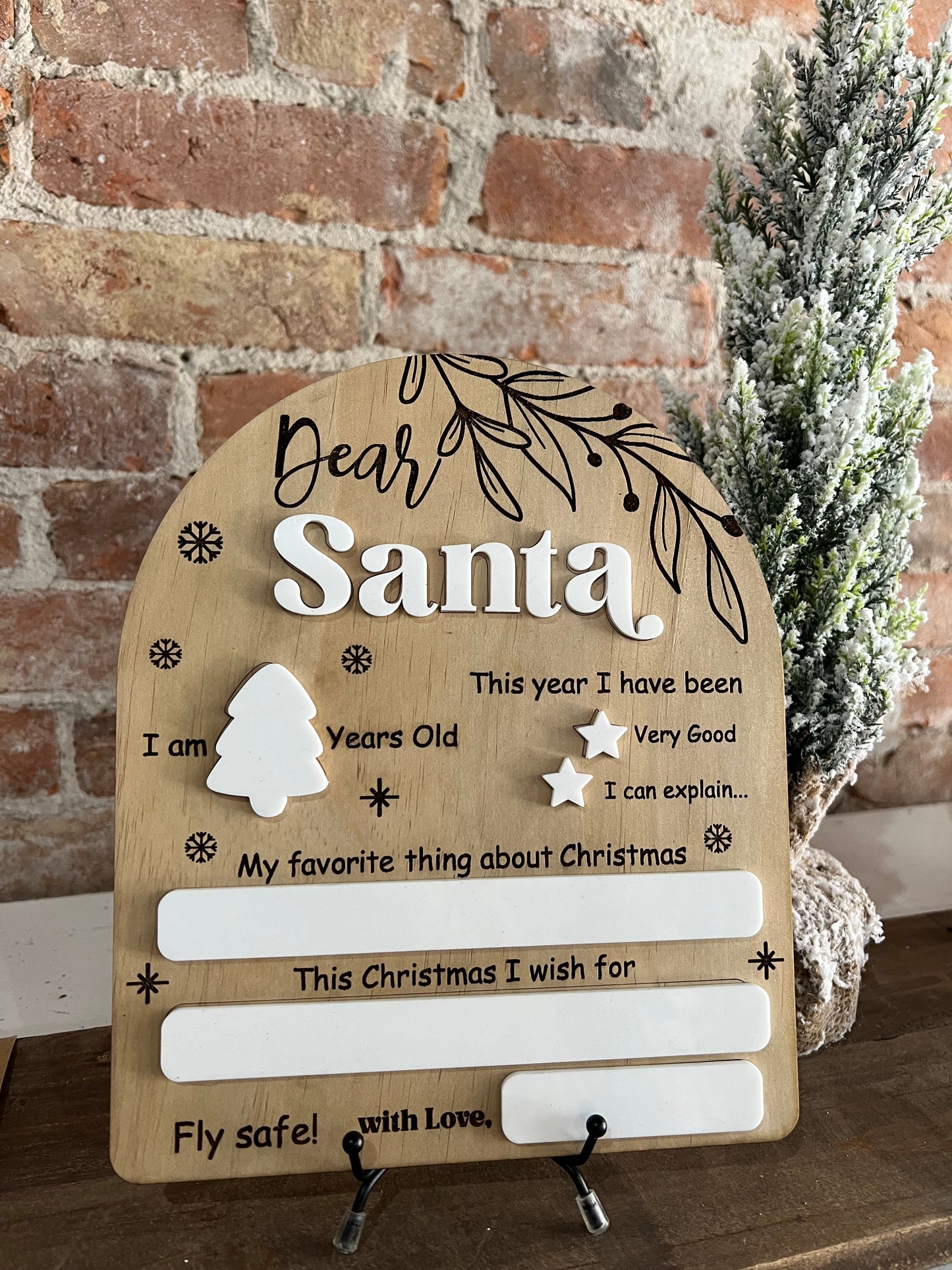 Reusable Dear Santa Boards