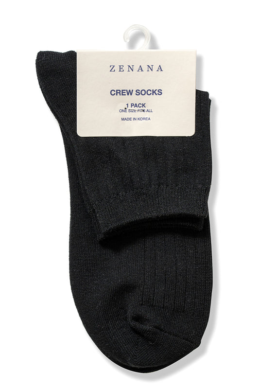Cotton Crew Sock