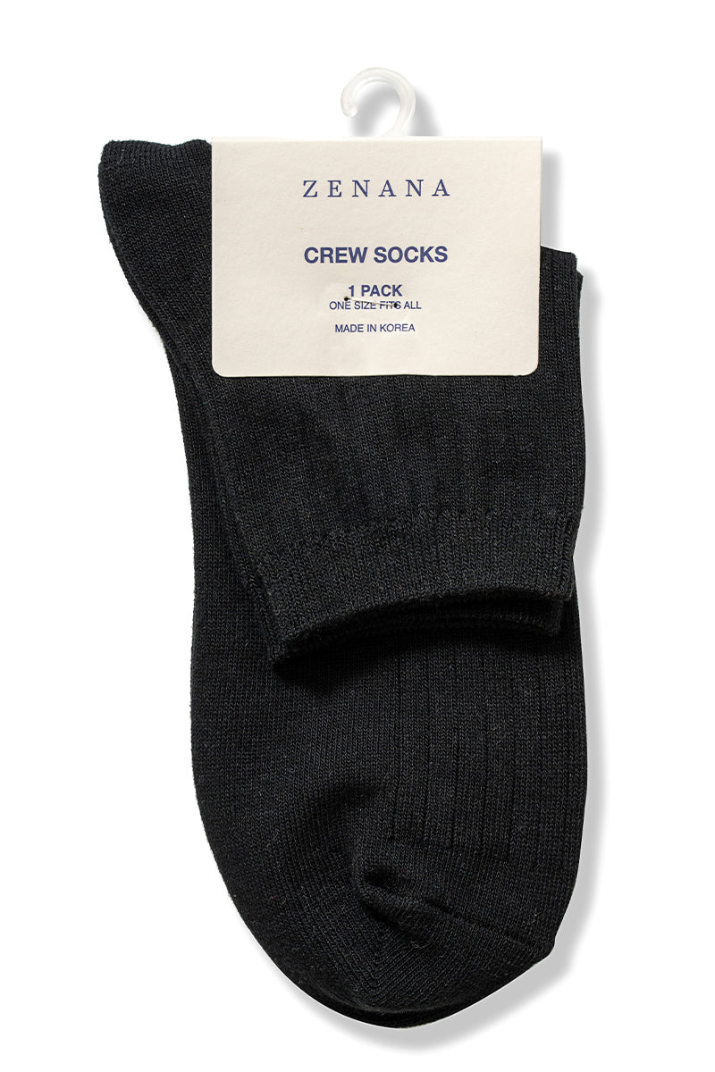 Cotton Crew Sock