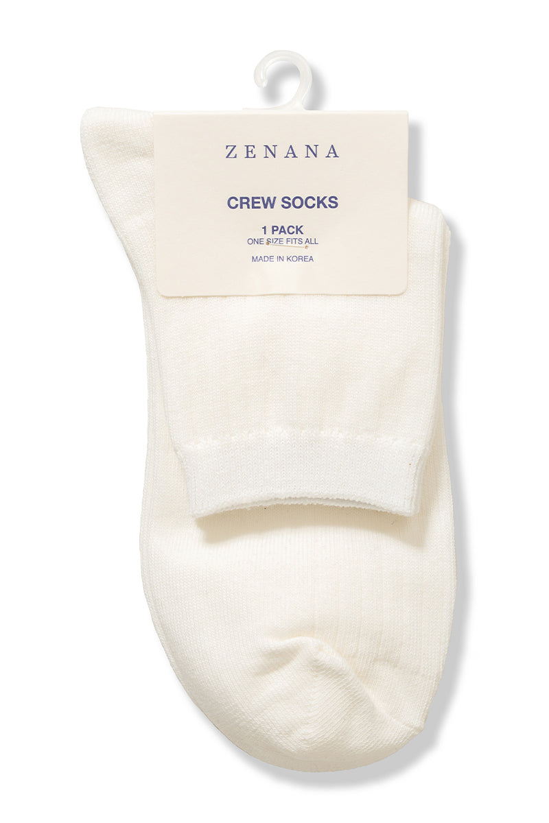 Cotton Crew Sock