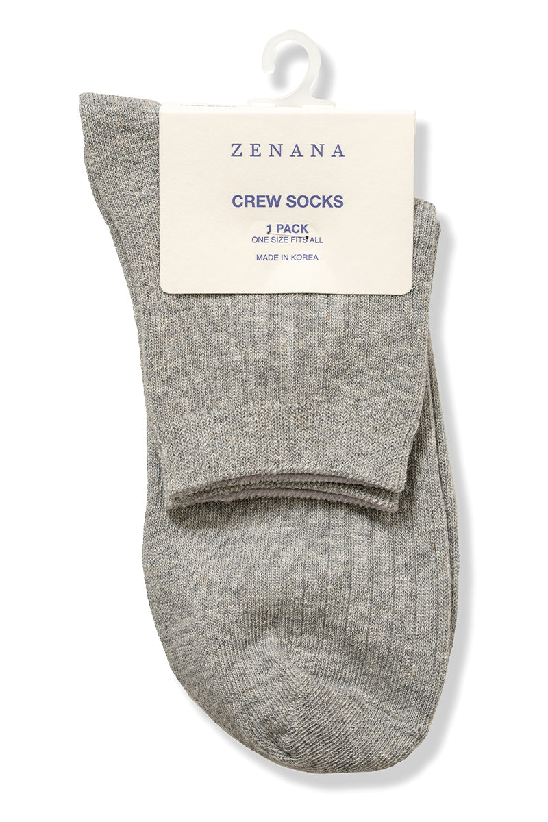 Cotton Crew Sock