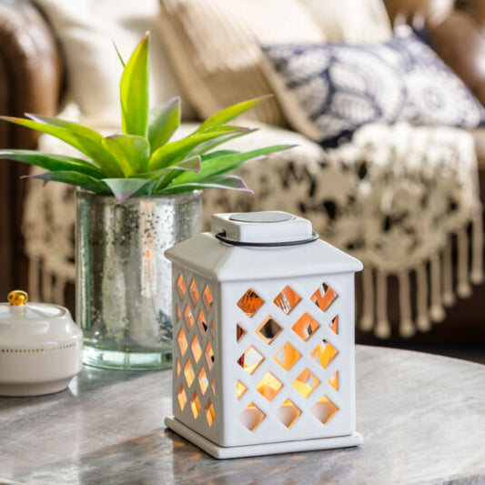 Canopy Illumination Fragrance Warmer Trellis Lantern