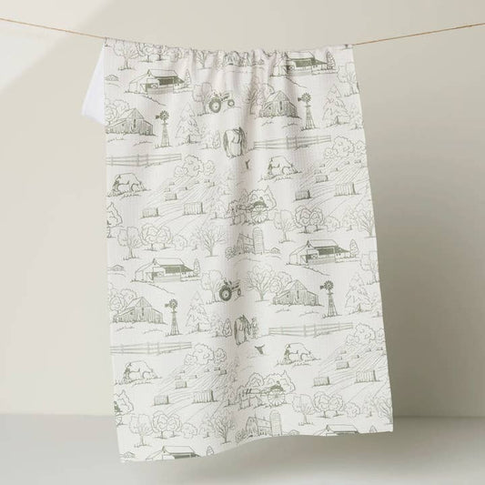 Farmyard Tea Towel