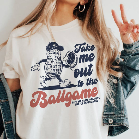 Vintage Baseball Ballpark graphic tee