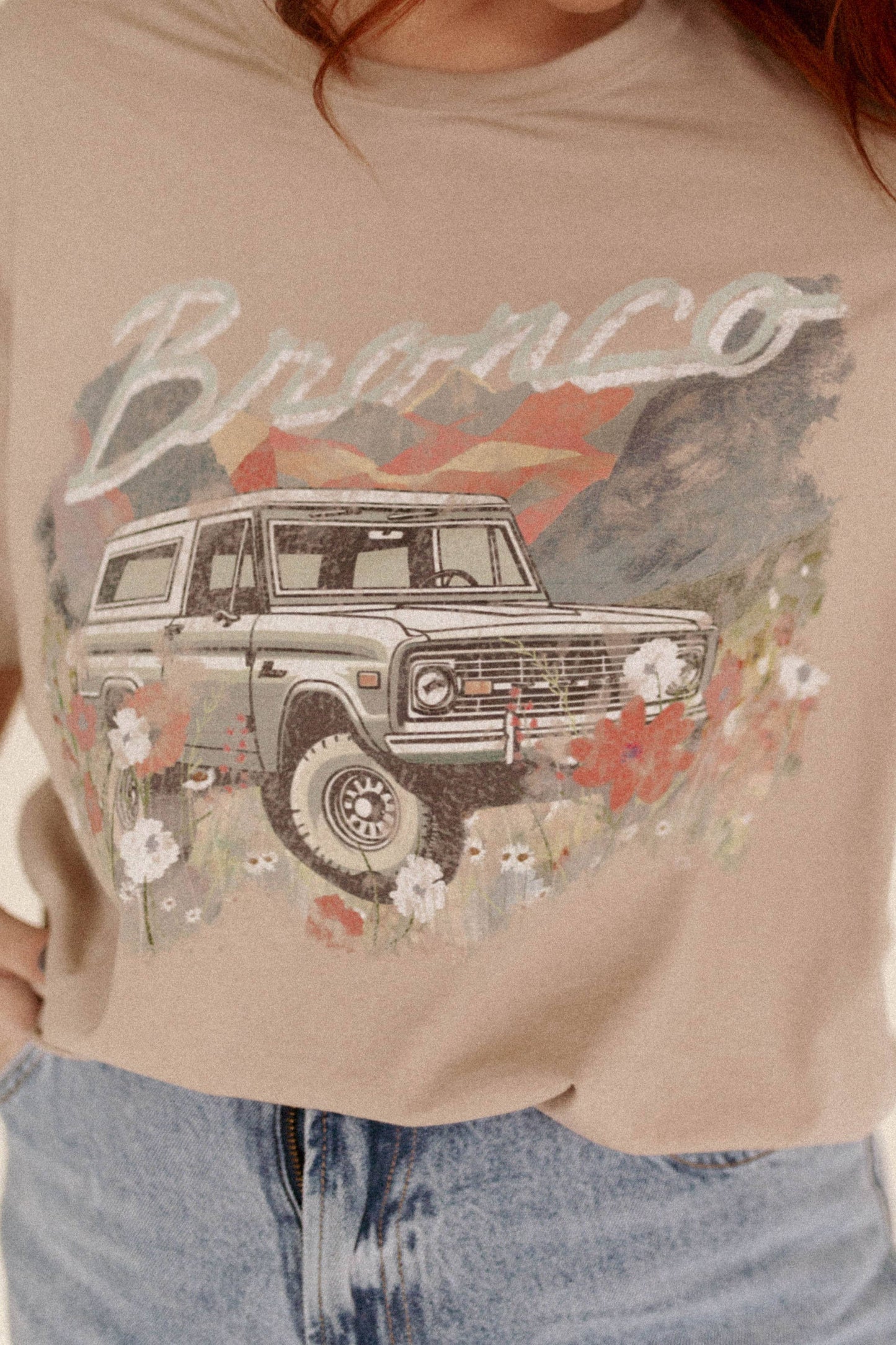 Floral Bronco Graphic