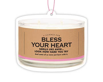 Whiskey River Soap Co. - Bless Your Heart Air Freshener | Funny Car Air Freshener