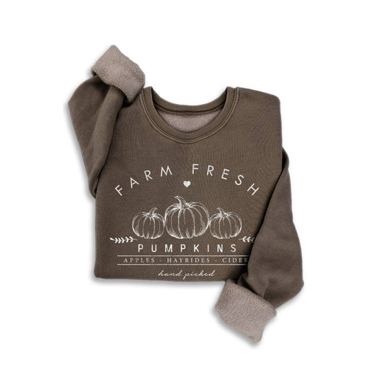FARM FRESH PUMPKINS MINERAL SWEATSHIRTS