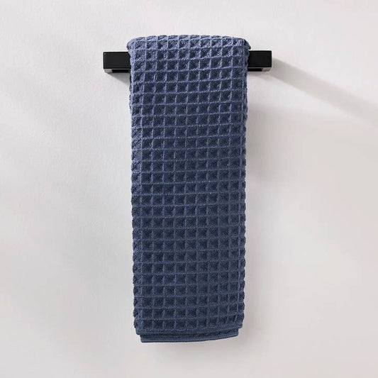 Midnight Blue Waffle Hand Towel