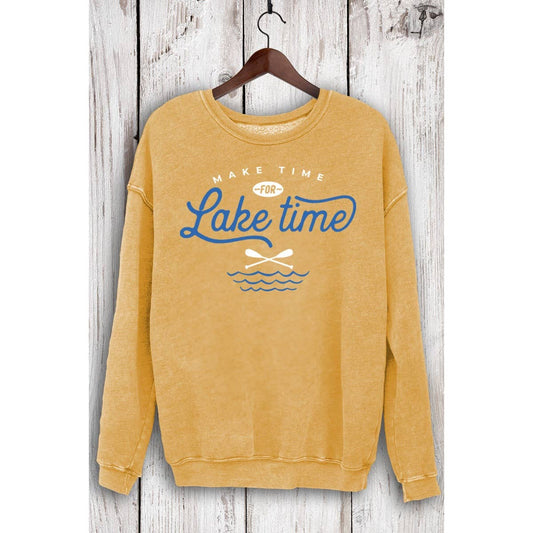Make Time For Lake Time Mineral Sweatshirts