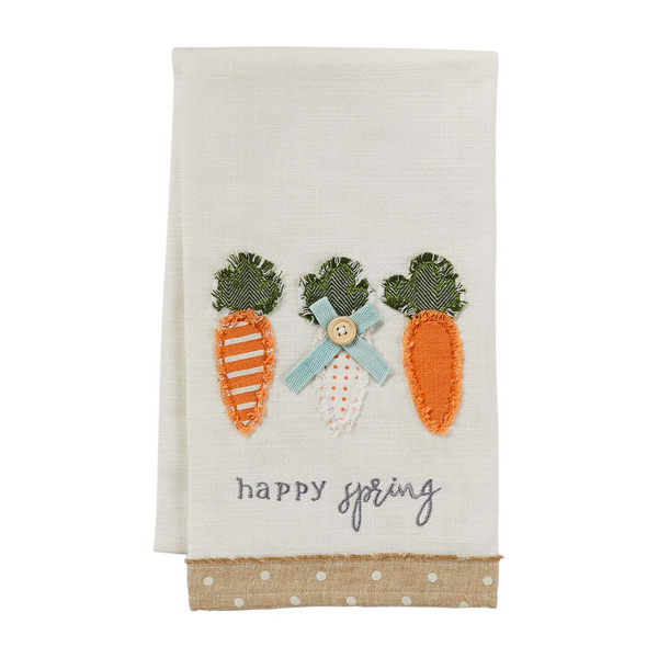 CARROTS-APPLIQUE-TOWEL