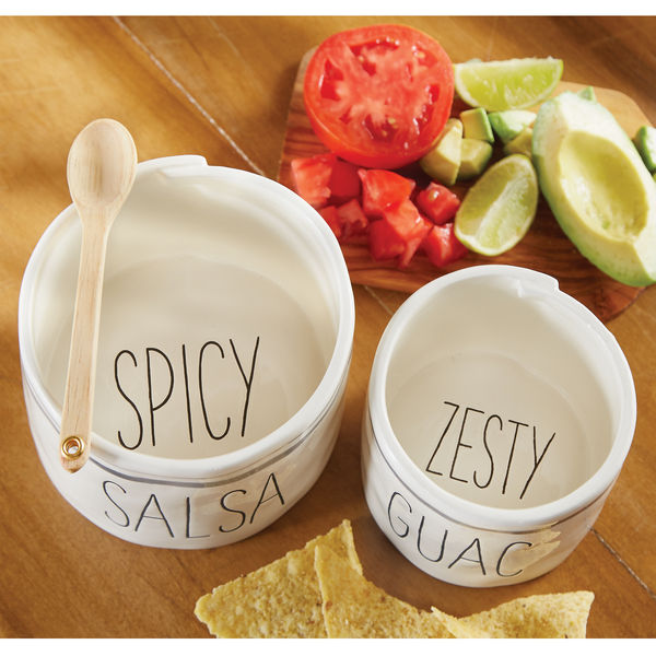 SALSA AND GUAC NESTED BOWL SET