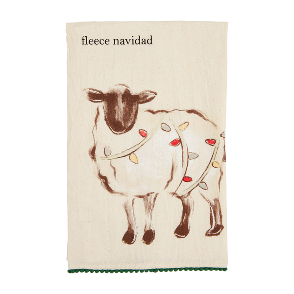 SHEEP CHRISTMAS FARM TOWEL