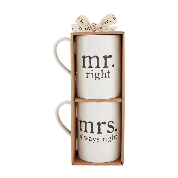 MR AND MRS RIGHT MUGS
