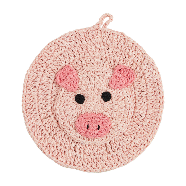 Cow Crochet Trivet