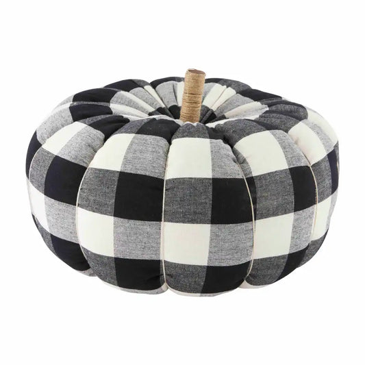 LARGE BLACK AND WHITE PUMPKINS