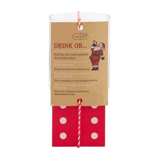 CHEERS CHRISTMAS DRINKING GAME SET