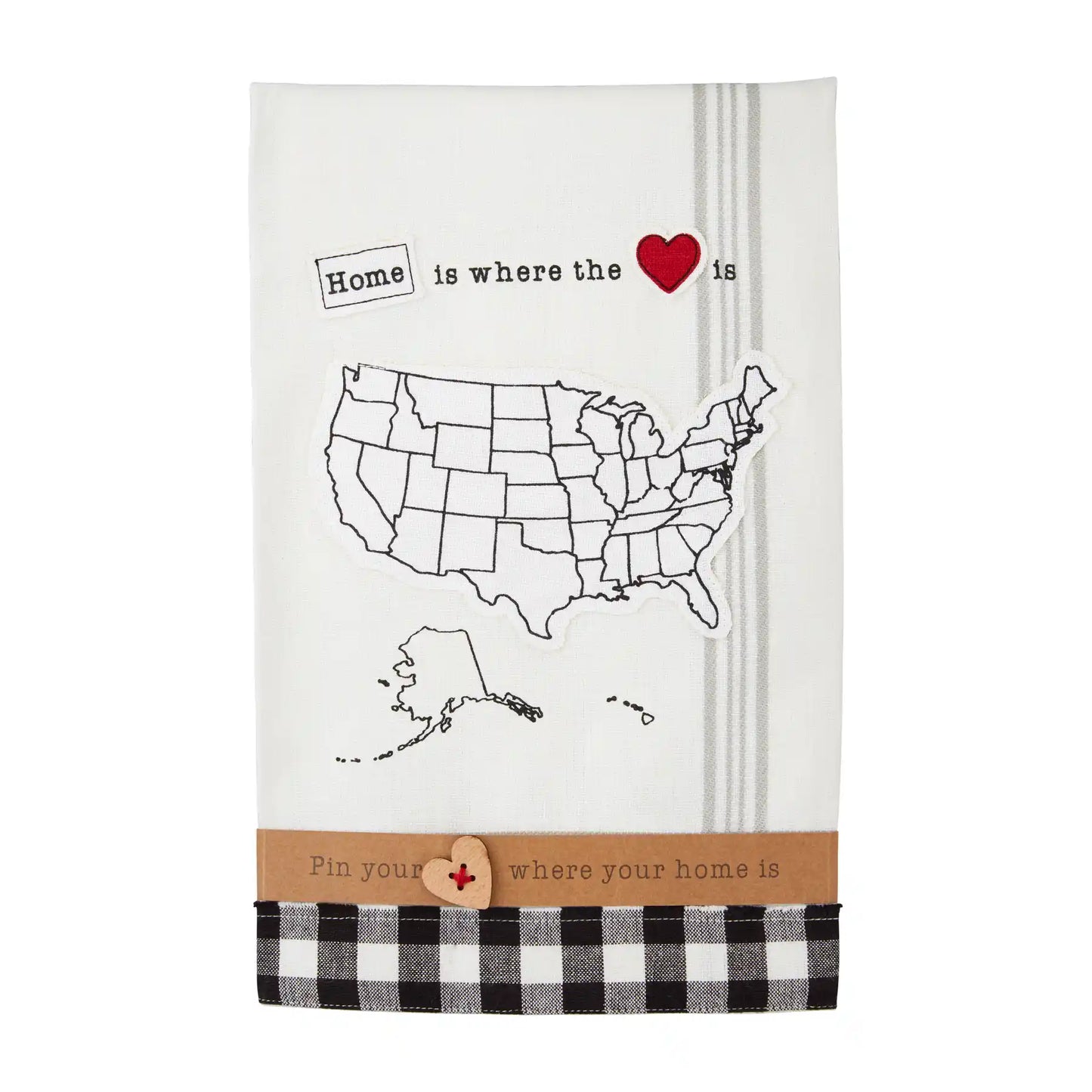 Home Heart Towel