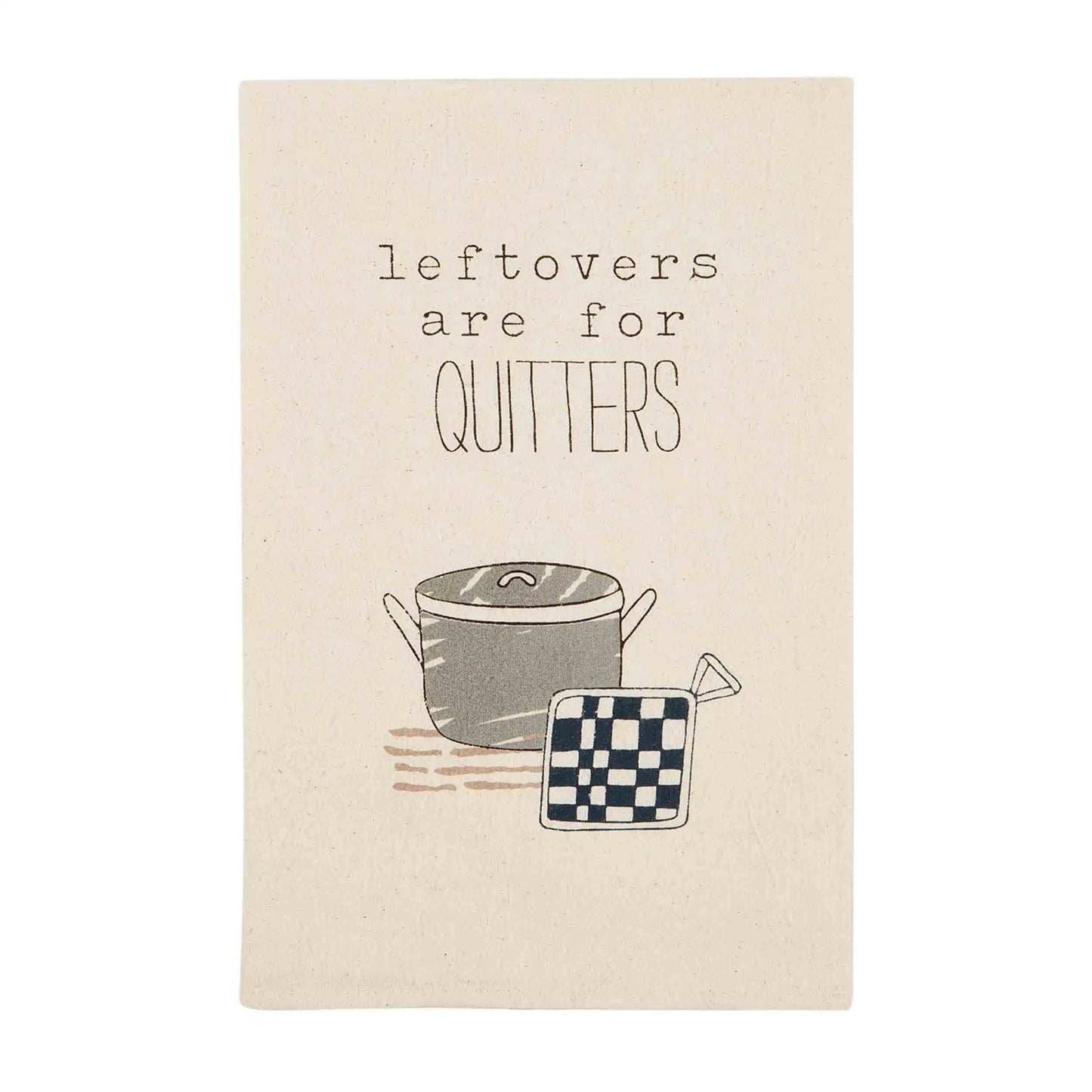 QUITTERS FUNNY DISH TOWELS