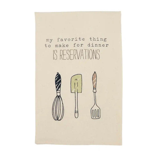 RESERVATIONS FUNNY DISH TOWELS