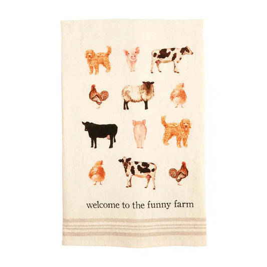 WELCOME FARM ANIMAL TOWEL