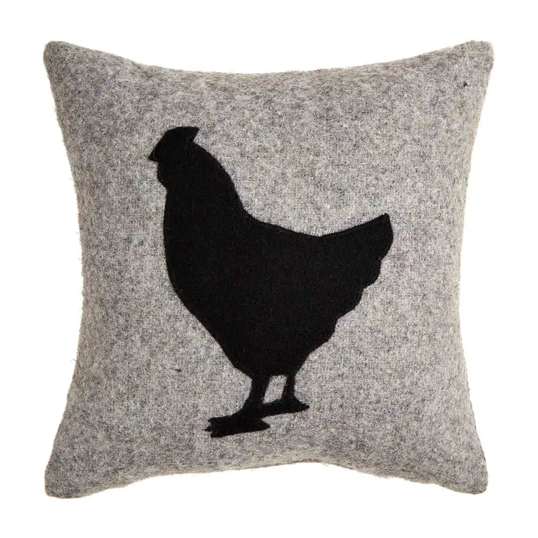 ROOSTER FELTED FARM PILLOW