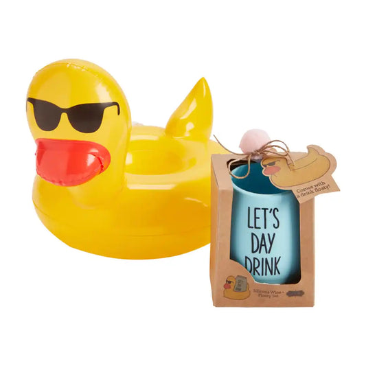 DUCKY WINE FLOATY SET