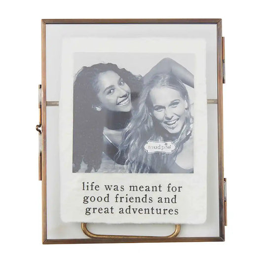 Friends Glass Brass Frame