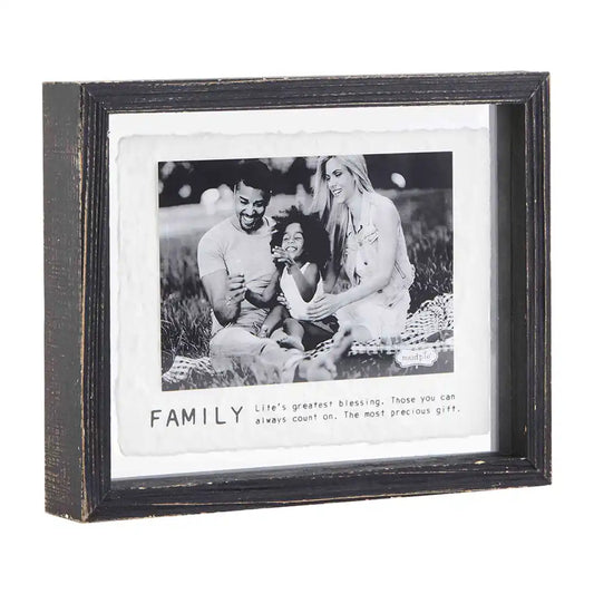 FAMILY TOGETHER BLACK WOOD PICTURE FRAME