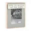 WELCOME TO THE LAKE BLOCK FRAME