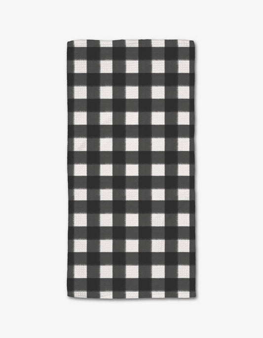 Geometry - Coal Stripes Bar Towel