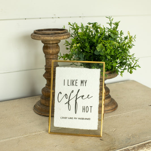 7" COFFEE HOT STANDING FRAME