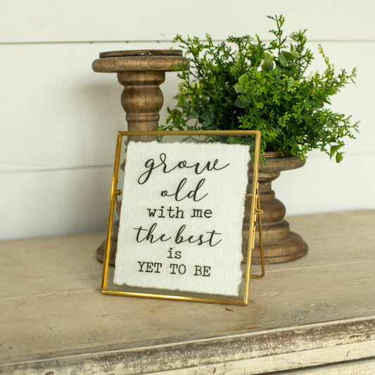 6" GROW OLD STANDING FRAME