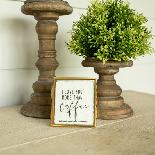 3.5" I LOVE YOU STANDING FRAME