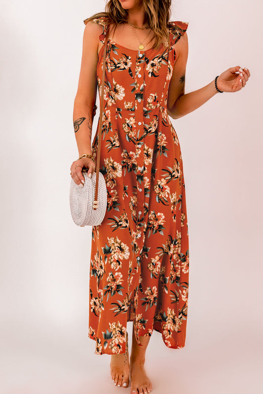 Ruffled Maxi Dress