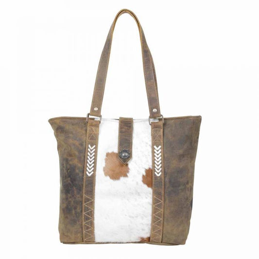 Myra Sand Dunes Leather & Hairon Bag