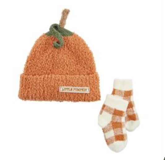 Pumpkin Hat & Sock Set